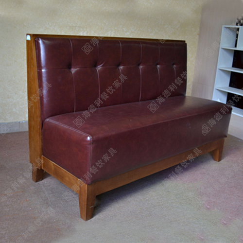 料理店沙发 酒店家具 酒吧茶餐厅 火锅店三人卡座沙发