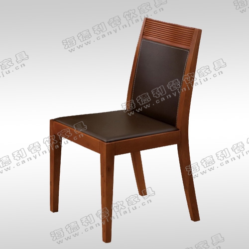 北欧宜家餐椅简约实木餐桌椅 咖啡椅 实木皮椅子酒店餐馆椅扶手椅