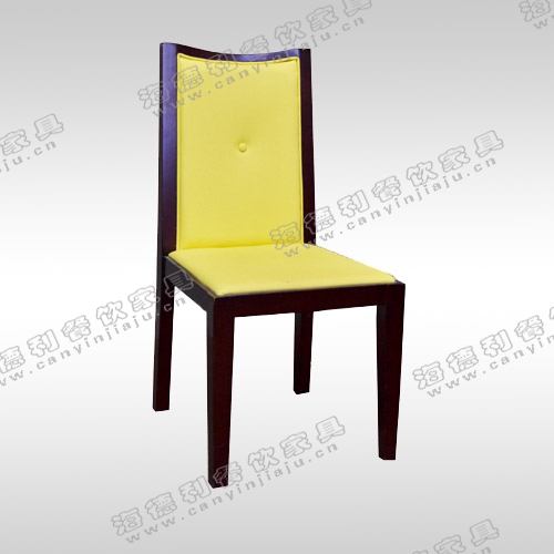 刘一手火锅店实木布艺靠背西餐椅简约欧式餐厅会所单人椅子 时尚宜家特价