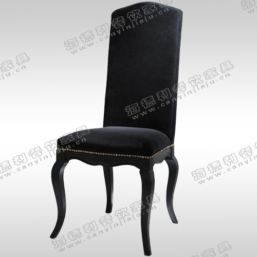 美式火锅餐椅温莎椅橡木实木电脑椅子黑