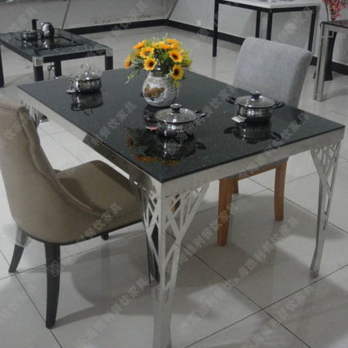 火锅桌椅组合 东来顺火锅店一人一锅电磁炉火锅桌