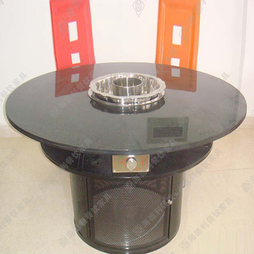 厂家直销火锅桌子钢化玻璃火锅桌子燃气