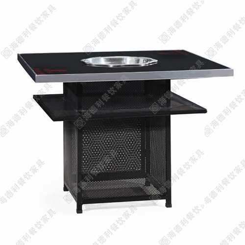 火锅桌燃气火锅桌大理石火锅桌 电磁炉