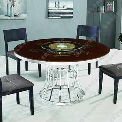 火锅桌椅批发 火锅桌子 餐桌 电磁炉 火锅桌椅圆形无烟火锅桌
