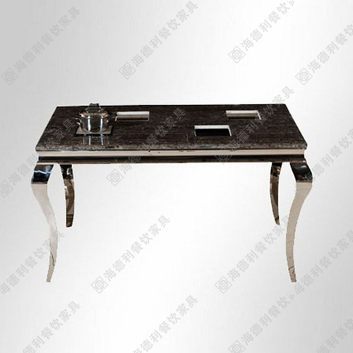 火锅桌厂家直销钢化玻璃火锅台配套火锅桌椅子电磁炉多人位小火锅