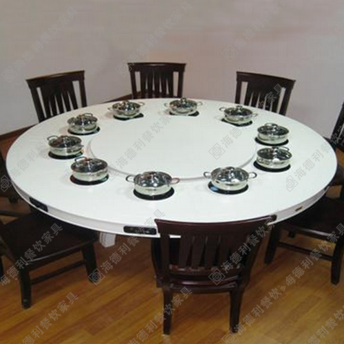 电磁炉火锅桌 大理石火锅桌 煤气火锅桌 火锅桌椅