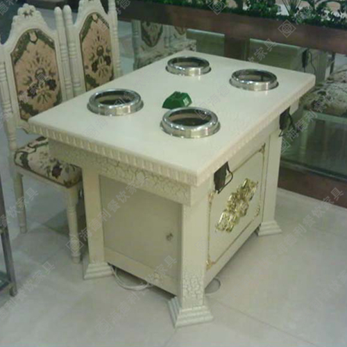 大理石火锅桌 小肥羊火锅桌 高档汉白玉