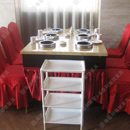 火锅桌 韩式烧烤火锅桌 复古电磁炉火锅