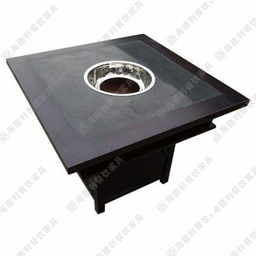 方形火锅店餐桌餐椅 煤气灶电磁炉商用