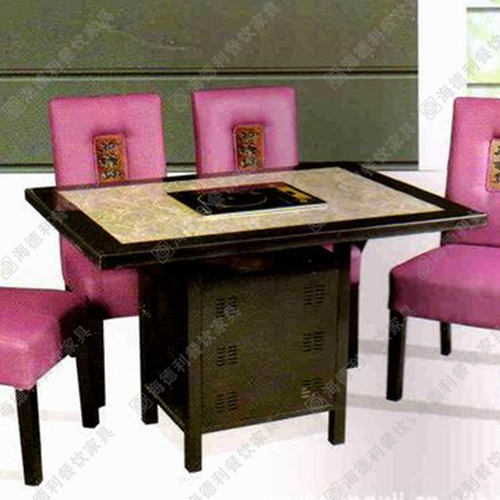 厂家直销电磁炉煤气火锅桌 无烟烧烤涮