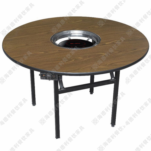 防火板火锅桌电磁炉火锅桌 火锅桌椅批发 小火锅 一桌一锅