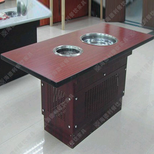 火锅桌厂家直销 火锅台 防火板火锅桌椅子 电磁炉火锅桌快餐桌椅