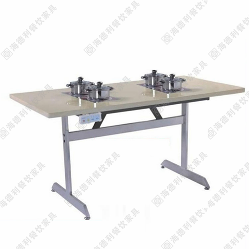 防火板火锅桌火锅桌椅电磁炉火锅桌酒店火锅桌燃气火锅桌