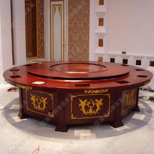 实木火锅桌椅组合 火锅店餐桌批发 煤气灶电磁炉火锅桌 尺寸定做