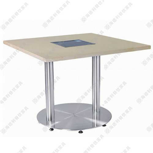 实木火锅桌椅 饭店农家乐餐桌椅 电磁炉煤燃气灶火锅桌子