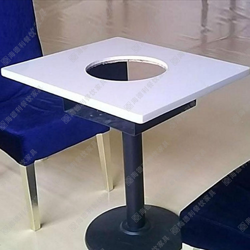 方形实木火锅桌 二人位实木火锅桌 实木火锅桌厂家定做