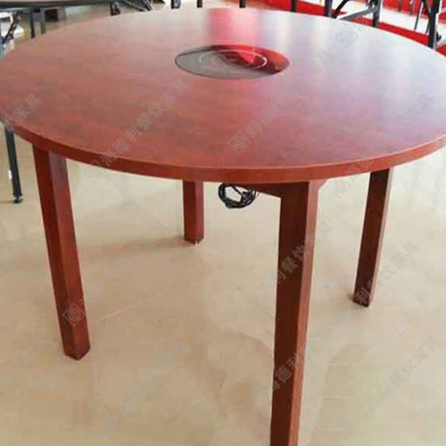 火锅桌子厂家批发 火锅桌 实木火锅桌 火锅桌椅 电磁炉火锅桌 餐厅自助火