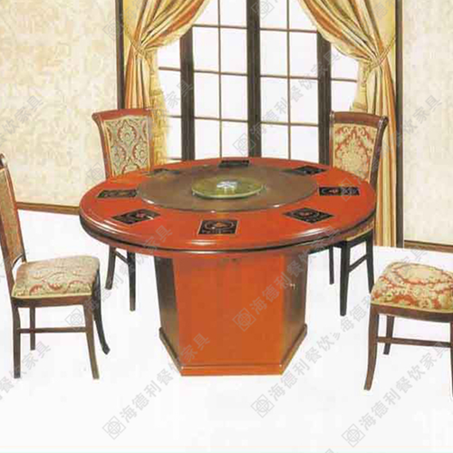 广东深圳火锅店家具 实木火锅桌厂家批发