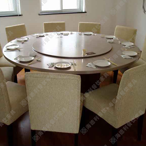 2015年新品上市/推荐 酒店餐厅大型手动/电动/回转实木火锅桌厂家供