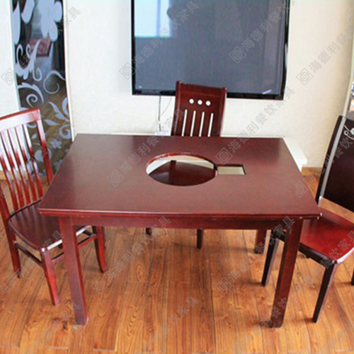 哪里有实木火锅桌厂家批发/定做