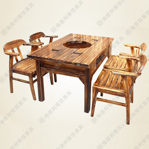 火锅桌椅厂家供应 电磁炉火锅桌椅批发