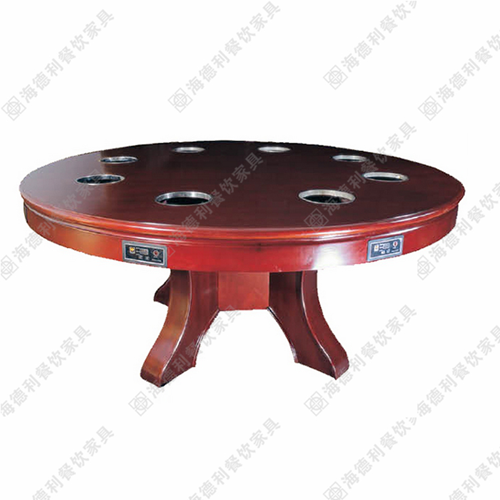 2人位实木火锅桌厂家供应 4人位实木火