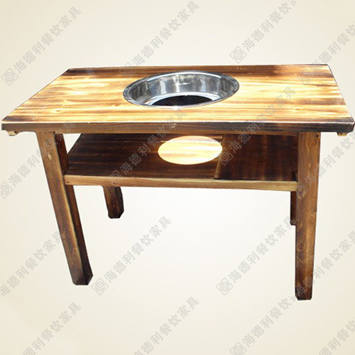 实木火锅桌 实木火锅桌厂家供应 实木火