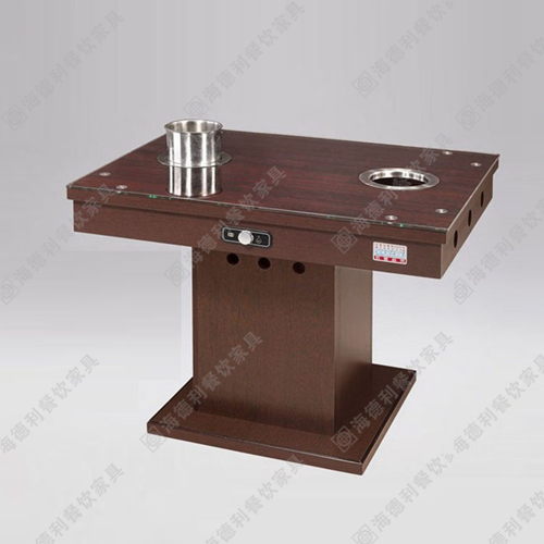 实木火锅桌 实木火锅桌海德利厂家直销