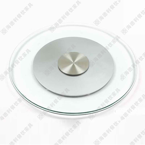 大理石餐桌玻璃转盘 火锅店餐厅时尚10mm餐桌火锅桌钢化玻璃转盘