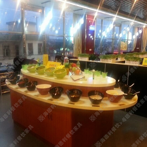 自助调料台酱料台 火锅餐厅料理店时尚双层酱料台