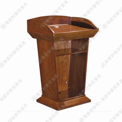 火锅店前台咨客台 时尚餐厅酒店小型全实木演讲台接待台迎宾台