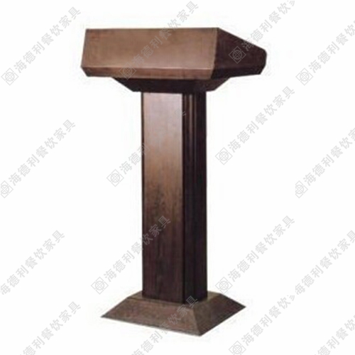 高档实木演讲台 现代餐厅酒店多用实木前台接待台迎宾台