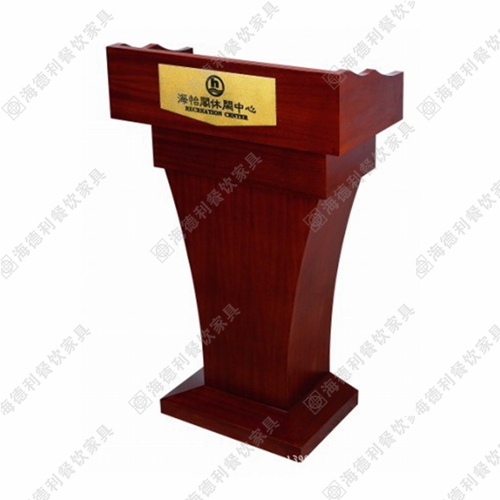 酒店实木迎宾台 多用酒吧KTV会所实木迎宾台演讲台咨客台