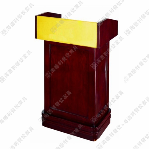 实木接待台 多用高档火锅餐厅实木前台咨询台迎宾台